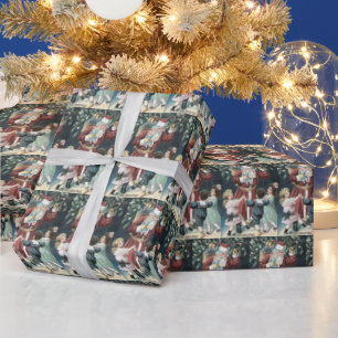 Papel De Presente natais vintages e crianças