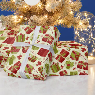 Papel De Presente Natais vintages presentes