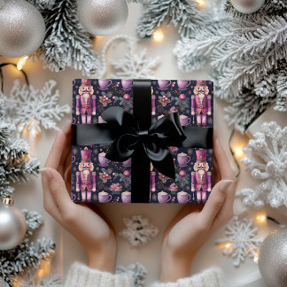 Papel De Presente Natais vintages que embrulham papel de quebra-cabe