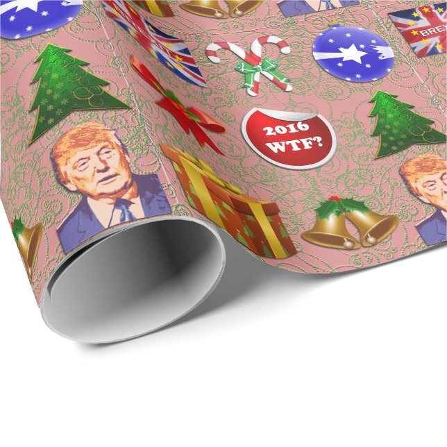 Papel De Presente Natal 2016 louco (Ponta do rolo)