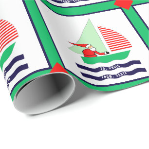 Papel De Presente Natal à Vela