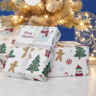Papel De Presente Natal Aconchegante