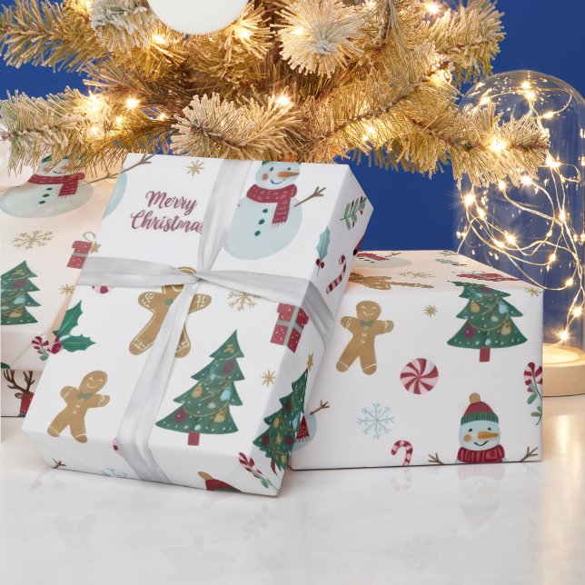 Papel De Presente Natal Aconchegante (Feriados)