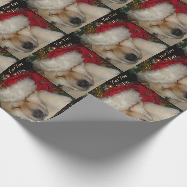 Papel De Presente Natal adormecido do ouropel do chapéu do papai (Ponta)