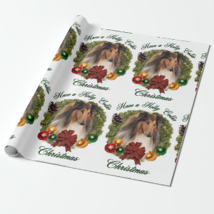 Papel De Presente Natal áspero do Collie