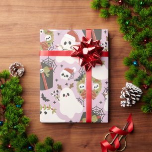 Papel De Presente Natal Assustador