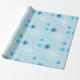 Papel De Presente Natal azul