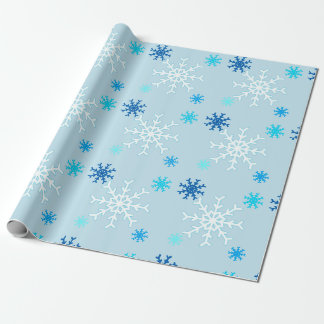 Papel De Presente Natal azul