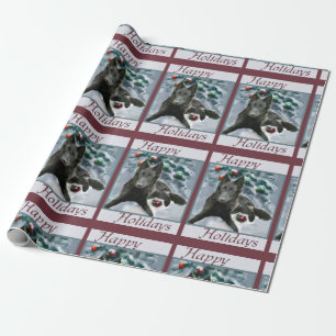 Papel De Presente Natal belga do Sheepdog