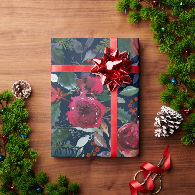 Papel De Presente Natal bonito de Grenadine Red Mistletodo (Presente de Natal)