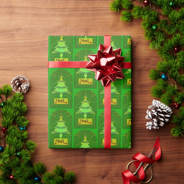 Papel De Presente Natal Celta (Presente de Natal)