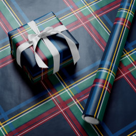 Papel De Presente Natal clássico, xadrez, feriado colorido