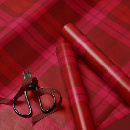 Papel De Presente Natal clássico, xadrez vermelha, cor-de-rosa, negr