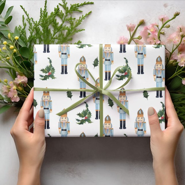 Papel De Presente Natal da Bailarina do Quebra-Nozes (Criador carregado)