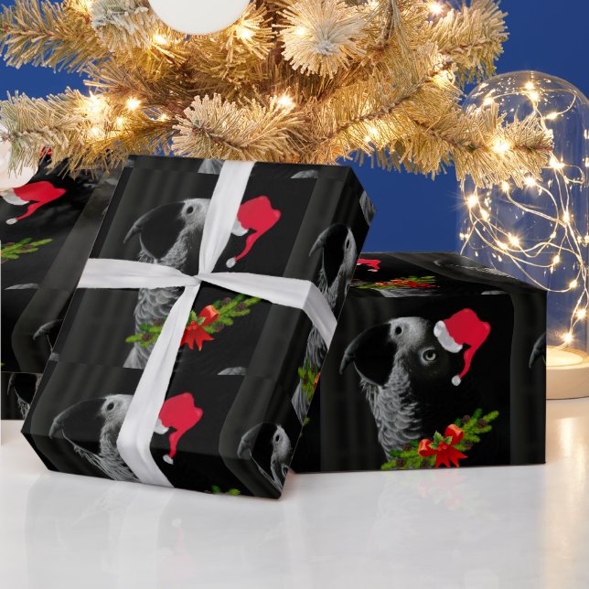 Papel De Presente Natal da Cinza africana do Congo (Feriados)