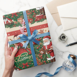 Papel De Presente Natal da feliz Feliz