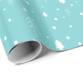 Papel De Presente Natal da floresta