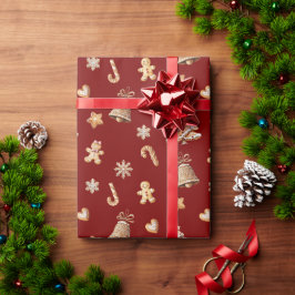 Papel De Presente Natal de açúcar e especiarias!