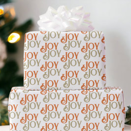 Papel De Presente Natal de alegria moderna