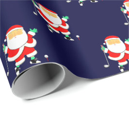 Papel De Presente Natal de Golfe