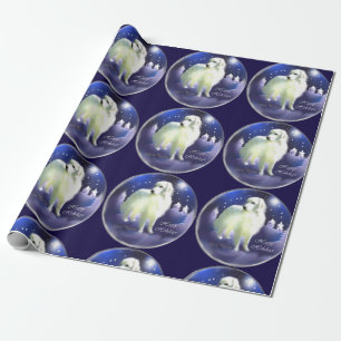 Papel De Presente Natal de grandes Pyrenees