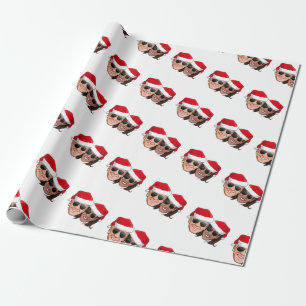Papel De Presente Natal de Joe e Kamala Aviator