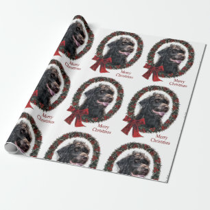 Papel De Presente Natal de Labradoodle