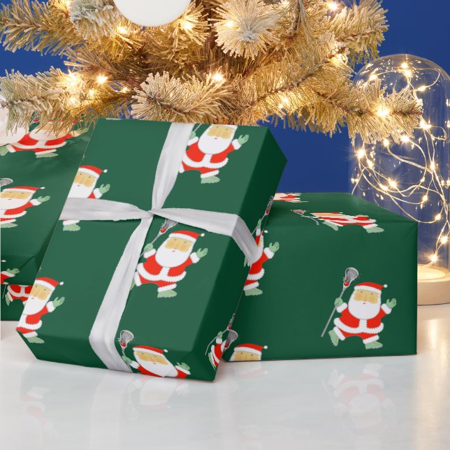 Papel De Presente Natal de Lacrosse (Feriados)