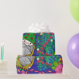 PAPEL DE PRESENTE NATAL DE MERCADORIAS PERSONALIZADO COM ÁRVORE XMAS