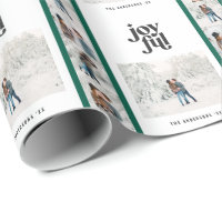 Natal de multifoto verde e verde moderno