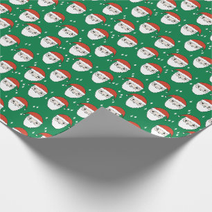 Papel De Presente Natal de Papais noeis de Férias