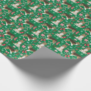 Papel De Presente Natal de Sheltie Dog