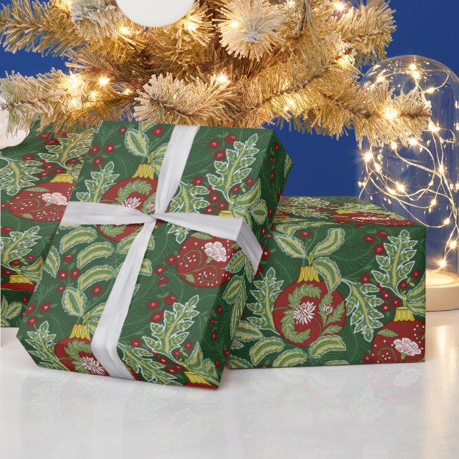 Papel De Presente Natal de William Morris Wrapping Paper (Feriados)