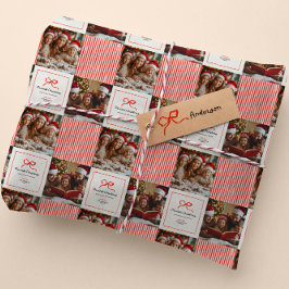 Papel De Presente Natal do arco vermelho tradicional e elegante