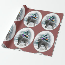 Papel De Presente Natal do Bouvier des Flandres