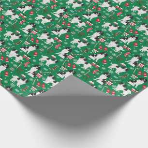 Papel De Presente Natal do Chin Dog Japonês