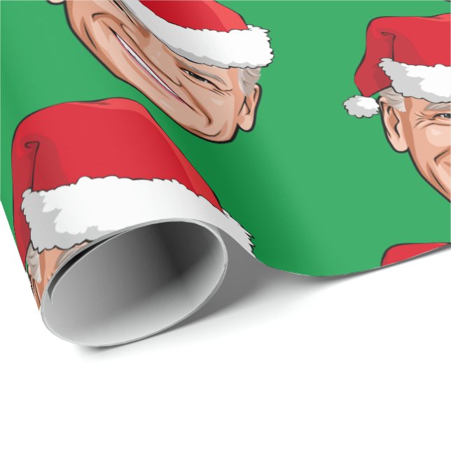 Papel De Presente Natal do Joe Biden (Ponta do rolo)