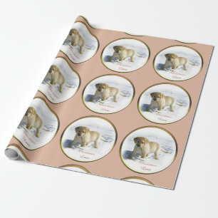 Papel De Presente Natal do Labrador Retriever