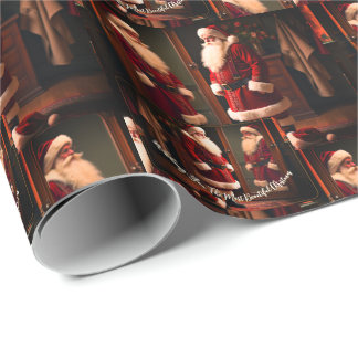 Papel De Presente Natal do Papai Noel
