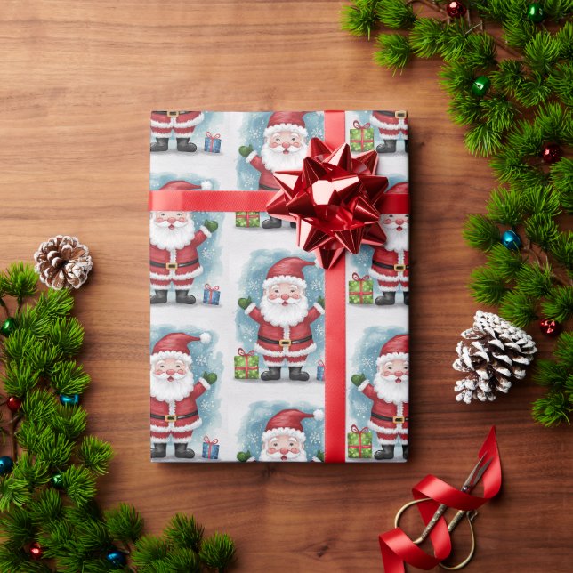 Papel De Presente Natal do Papai Noel (Presente de Natal)
