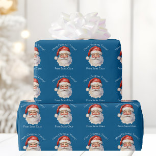 Papel De Presente Natal do Papai Noel Personalizado para Crianças