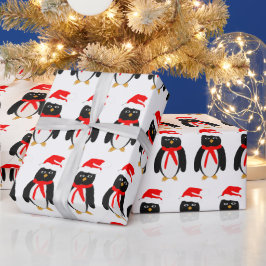 Papel De Presente Natal do Pinguim