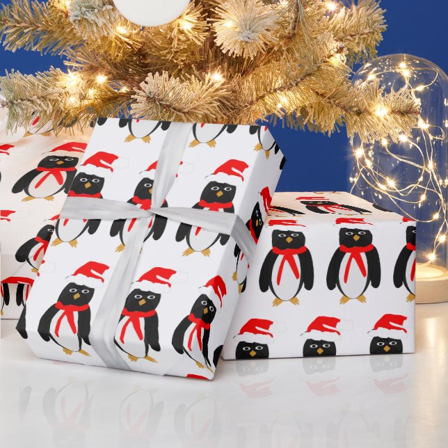 Papel De Presente Natal do Pinguim (Feriados)
