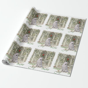 Papel De Presente Natal do Samoyed