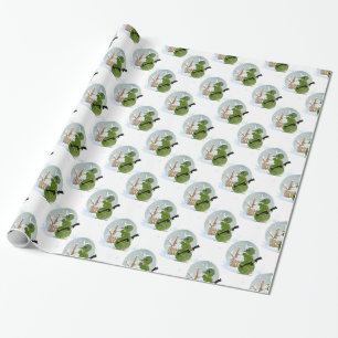 Papel De Presente Natal do soldado do boneco de neve