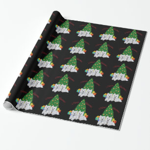 Papel De Presente Natal do Westie