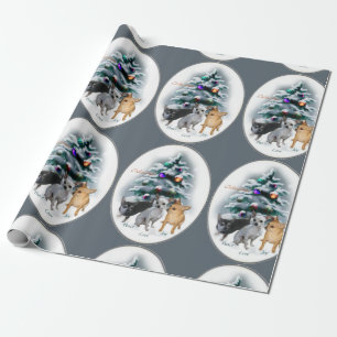 Papel De Presente Natal dos amantes da chihuahua