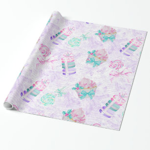 Papel De Presente Natal e macarões