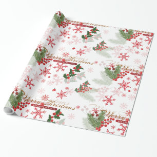 Papel De Presente Natal elegante