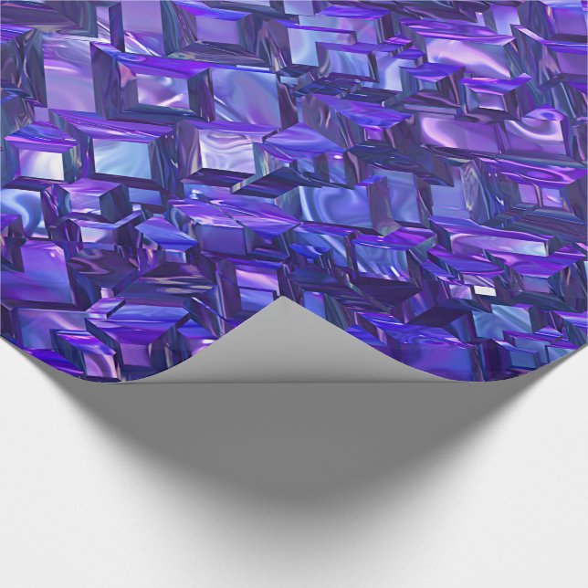 Papel De Presente Natal Elegante de Tumbling Viena de Plum Único (Ponta)